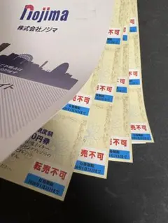 これがラスト　ノジマ　株主優待券　21枚セット