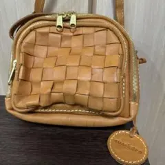 zucchero 本革 メッシュ ショルダーバッグのサムネイル