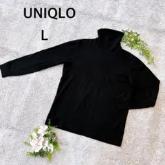 ユニクロ　ヒートテックウルトラウォームタートルネックT（超極暖・長袖）　黒