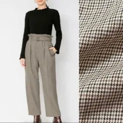 タック ワイドパンツ