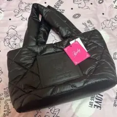 新品タグ付き Rady ブラックキルティング トートバッグ