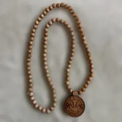 終売・希少】WOODLUM タイガー ネックレス 虎 ウッドビーズネックレス 