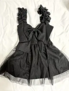 マジェスティックレゴン チュニック ワンピース ブラック