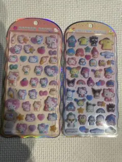 コットンパフィシール　キティ　サンリオ