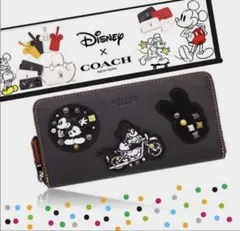 COACH コーチ 筆箱 ペンケース ポーチ ディズニー ミニー プルート