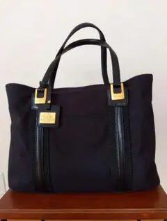 ペレボルサPELLE BORSA ショルダー ハンドバッグ 黒 オフィス 軽量
