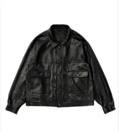 美品　A LEATHER TRUCKER JACKET サイズ56 $_57.JPG?set_id=880000500F