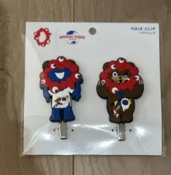 USJ 万博　ミャクミャク　ハミクマ　コラボ　ヘアクリップ