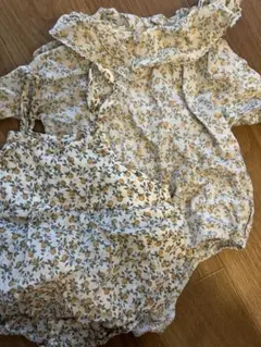 tete a tete レモン柄ロンパース