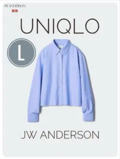 人気♡UNIQLO JW ANDERSON ブルーオックスフォードシャツ L