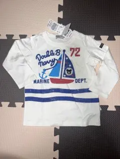 DOUBLE.B セーリングボート長袖カットソー 90cm miki house