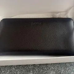 【美品】 BARCOS バルコス ラウンドファスナー　 レザー 長財布 ブラック