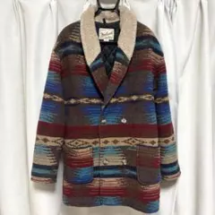 希少　Woolrich ネイティブ柄 襟ボア ヘチマ襟　ジャケット　USA製のサムネイル