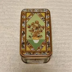 ゴッホ展　青山デカーボ　ゴッホ絵画ひまわりの装飾缶　缶のみ