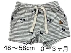 baby gap ディズニー　ミッキー　48〜58cm 0〜3ヶ月　パンツ