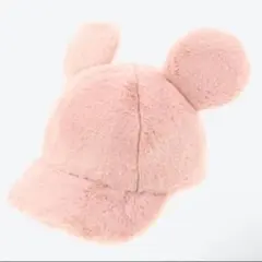 ディズニー もこもこキャップ ピンク