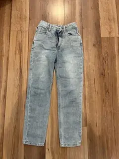 ライトブルー ストレートデニムパンツ
