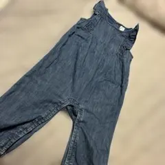 baby GAP ベビーギャップ　サロペット　オールインワン　80 デニムフリル