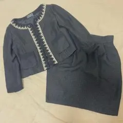 グレースコンチネンタルビジュー付きツイードジャケット&スカート