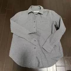 shuca global work チェック　シャツ