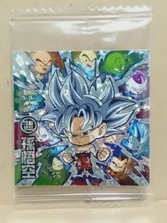 ドラゴンボール　ウエハースガイド　限定シール　孫悟空、超サイヤ人ゴッド孫悟空