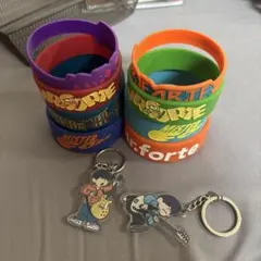 Mr.ふぉるて　ふぉるて　ラバーバンド　キーホルダー　ラババン