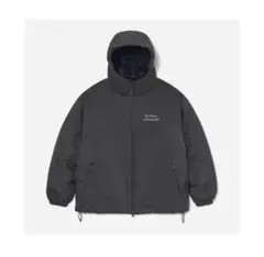 2026ENNOY PADDED NYLON HOODIE グレー　L