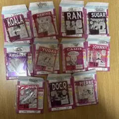 ワンピースベースショップ アクリルブロックチャーム10〜12月昏まとめ売り11点