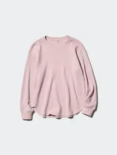 UNIQLO ワッフルクルーネックT
