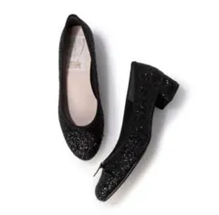 未使用ラウナレアLauna lea ポインテッドトゥヒールバレエシューズ24.5