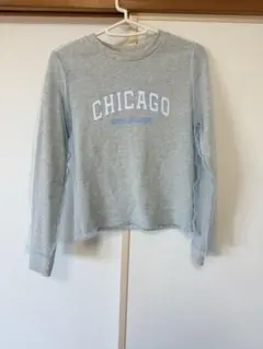 CHICAGO ロゴ入り チュール切替 トレーナー