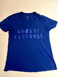 Armani Exchange 青 Tシャツ S