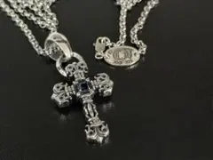 シルバー925 ビッグフィリグリークロスモチーフ ネックレス - メルカリ