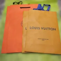 ルイヴィトン・エルメス　ショッパー(紙袋)　　各2枚ずつ　　宅急便発送