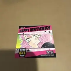 鬼滅の刃　甘露寺蜜璃　ジャンプショップ バースデー　限定ステッカー