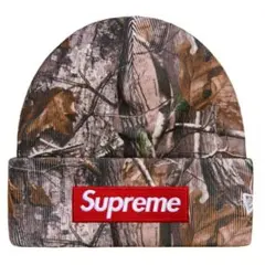 Supreme x New Era Box Logo Beanie Camo
