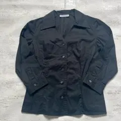 KUMIKYOKU SiS 開襟　ジャケット 七分袖　スプリングコート