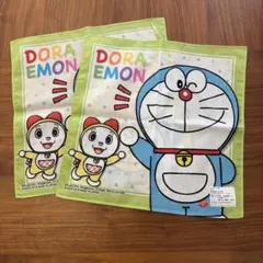ドラえもん　ドラミちゃん　ハンカチ　綿100% 巾着　30cm 2枚セット