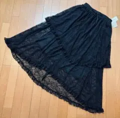 新品☆ archives（アルシーヴ）の総レースレイヤードロングスカート　ペチ付のサムネイル
