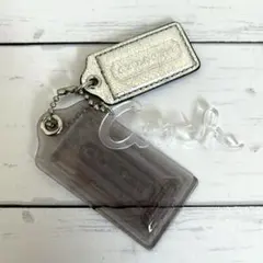 COACH コーチ　チャーム　キーホルダー　シルバー