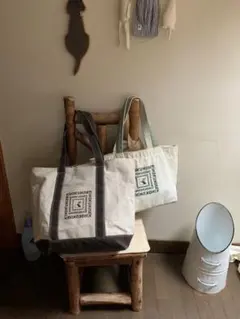 紀ノ国屋 KINOKUNIYA トートバッグ 2個セット SNOOPY 中古