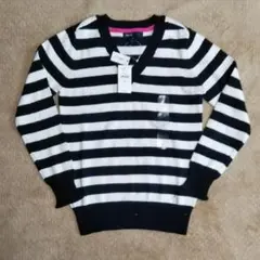 新品 GAP kids ボーダーセーター S(6-7)