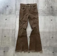 y2k グランジ フレアパンツ