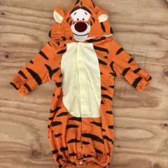 ディズニーベイビー なりきりプーさんティガートラ虎　カバーオール50-60
