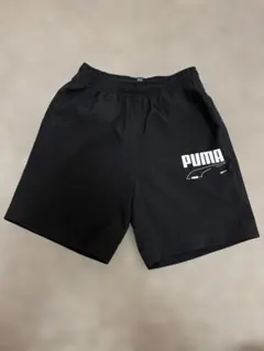 PUMA ブラック ハーフパンツ 140サイズ
