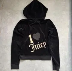 Juicy Couture ベロアパーカー ブラックのサムネイル