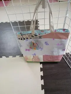 ハンドメイド パッチワーク風トートバッグのサムネイル