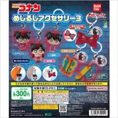 名探偵コナン めじるしアクセサリー3 セミコンプ 5個セット 毛利蘭 工藤新一