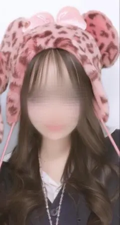 ミニーヒョウ柄ファンキャップ