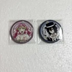 鬼滅の刃 AGF Q-pot 缶バッジ　甘露寺蜜璃　伊黒小芭内